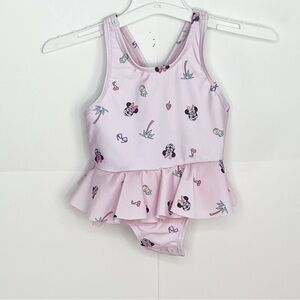 Disney Minnie Mouse One Piece Swim Suit Size 6M